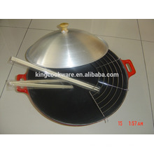 fundição de ferro fundido China wok tray